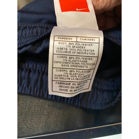 Nike Women’s Dry Fit shorts Blue Sz Medium (8-10) Red Tags EUC - Picture 8 of 9
